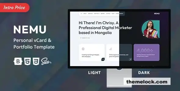 Nemu：面向现代专业人士的个人电子名片和作品集模板的全面评测