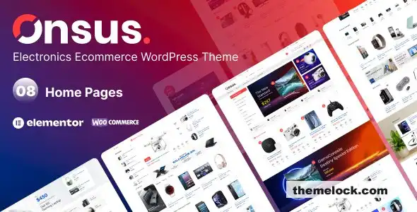 Onsus v1.0.4 全面评测：一款面向现代在线商店的尖端电子产品电子商务 WordPress 主题