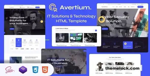 Avertium IT 解决方案和技术 HTML 模板全面评测及深度分析