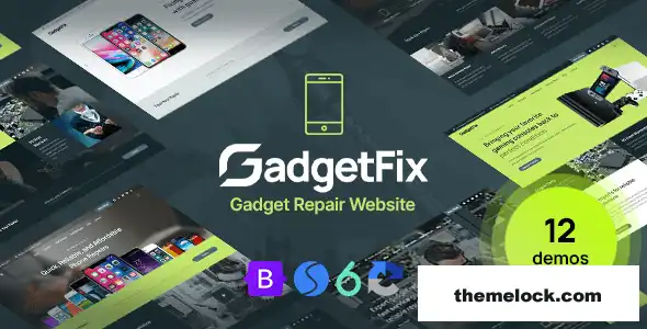 Gadgetfix网站模板评测：针对手机和数码产品维修业务的功能设计和实用性全面分析