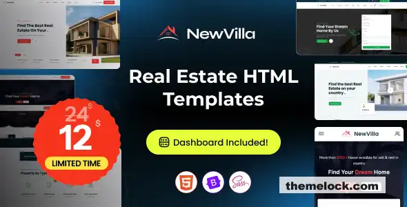 对 NewVilla 房地产 HTML 模板的功能、性能和自定义选项进行全面评测和分析