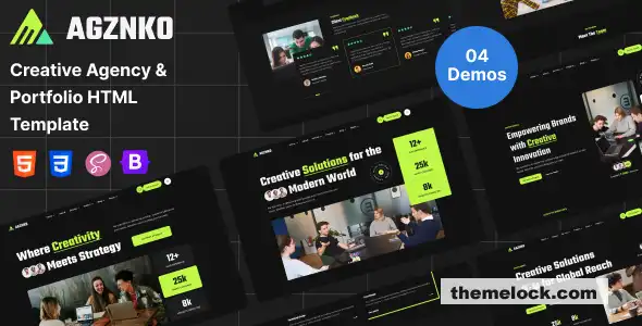 Agznko创意机构HTML模板功能和性能的全面评测