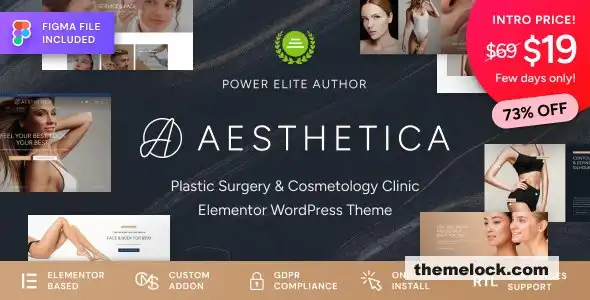 Aesthetica v1.0.3 整形美容诊所 WordPress 主题综合评测及性能分析