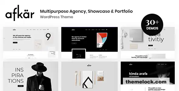 Afkar v1.0.4 全面评测：一款面向设计师和艺术家的现代多功能创意作品集 WordPress 主题