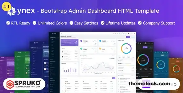 Ynex v1.0 Bootstrap 管理后台 HTML 模板功能、性能和易用性全面评估