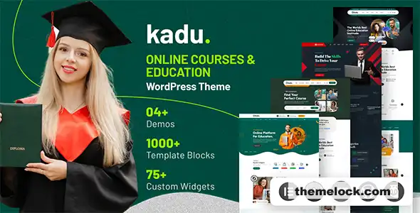 Kadu v1.0 全面评测：一款专注于教育领域的 WordPress 主题深度分析