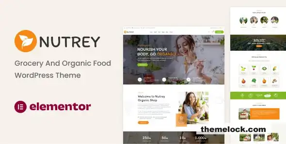 Nutrey v1.0.2 全面评测：面向现代电子商务的终极有机食品商店 WordPress 主题