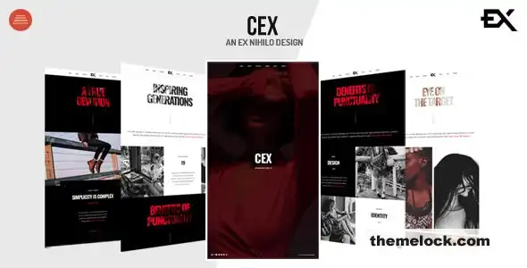 Cex 单页作品集模板全面评测及功能设计与特性深度分析