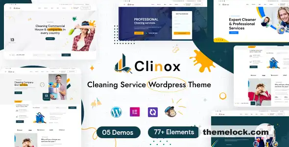 Clinox v1.0.5 全面评测：一款功能丰富的现代清洁服务 WordPress 主题