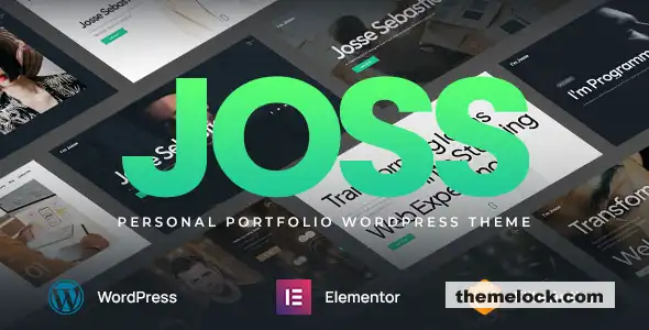 Joss v1.0.0 个人作品集 WordPress 主题功能、性能和易用性全面评测