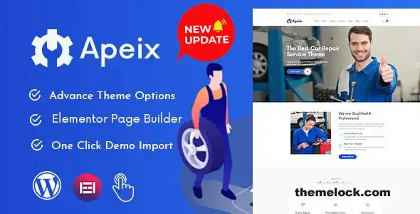Apeix v2.0.1 全面评测：面向现代汽车企业的终极汽车维修服务和汽车技工 WordPress 主题