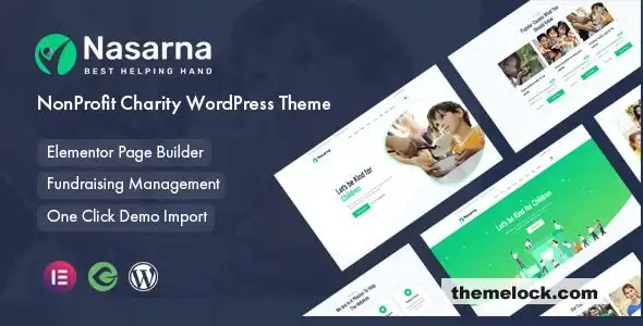 Nasarna v2.0.2 非营利慈善机构 WordPress 主题：全面评测与性能分析，助力实现最佳筹款和社区参与