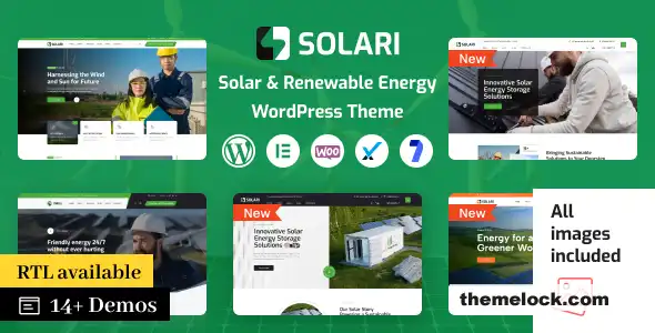 Solari v116 全面评测：一款适用于生态和太阳能网站的强大 WordPress 主题