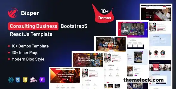 Bizper咨询业务React模板全面评测：针对现代咨询公司的功能、性能和易用性进行详细分析