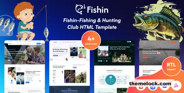 对 Fishin Fishing and Hunting Club HTML 模板的全面评测：功能和性能的详细分析