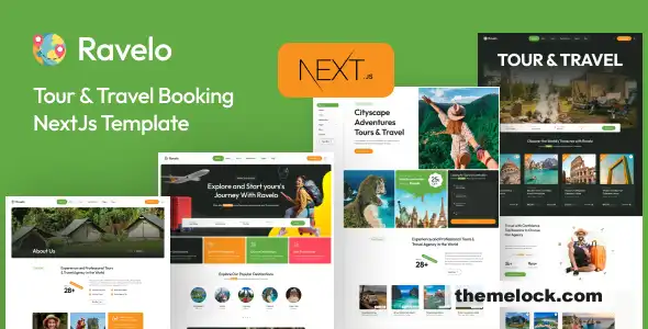 Ravelo 全面评测：一款面向现代 Web 开发的优质旅行和旅游预订 React Next.js 模板