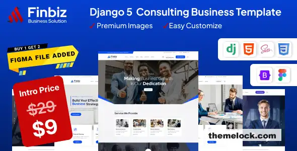 Finbiz Django 5 咨询业务模板功能、性能和自定义选项的全面评测