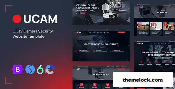 Ucam 全面评测：一款适用于现代监控解决方案的高级闭路电视安防摄像头网站模板