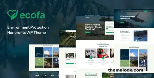Ecofa v1.0.6 全面评测：一款面向环境保护非营利组织的尖端 WordPress 主题