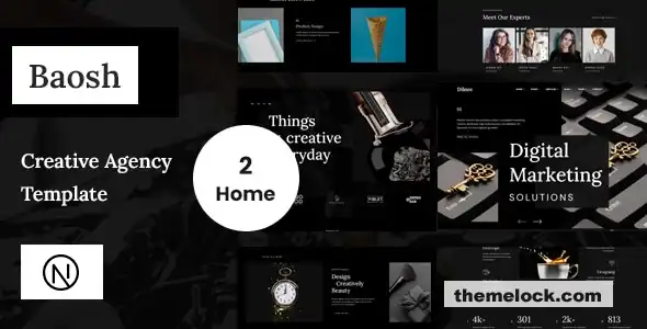 宝仕数字代理 React Next.js 模板全面评测：功能、性能和自定义选项的详细分析