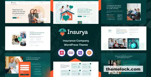 Insurya v100 保险 WordPress 主题功能、性能和自定义选项的全面评测