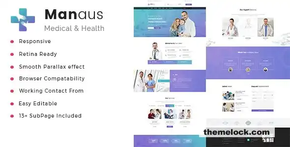 Manaus：一款面向现代医疗保健网站的尖端健康与医疗HTML模板的全面评测