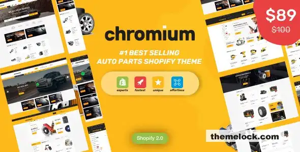 Chromium v​​50 汽车配件商店 Shopify 主题功能、性能和自定义选项的全面评测