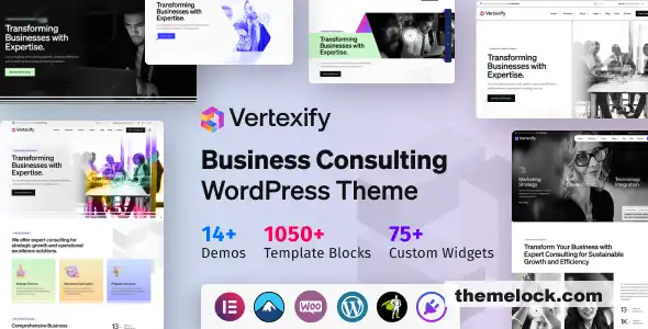 Vertexify v1.0.1 商业咨询 WordPress 主题全面评测及深度分析，助您优化企业网站性能和用户体验