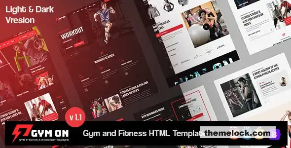 GymOn 全面评测：一款适用于健身房和健身俱乐部的现代化多功能 HTML 模板