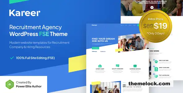 Kareer v1.0.0 人力资源和招聘机构 FSE WordPress 主题综合评测