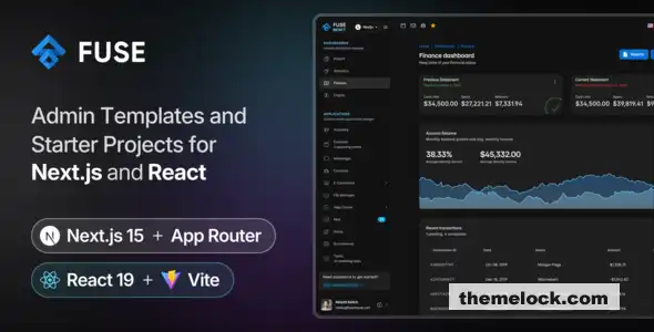 Fuse v13 0 0 对面向现代 Web 开发的 Next.js 和 React 管理模板进行全面评估