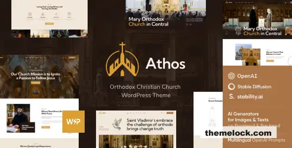 Athos v1.5 全面评测：适用于现代宗教网站的终极东正教教会 WordPress 主题