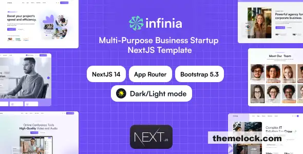 Infinia 全面评测：基于 NextJS 构建的终极多用途创业模板