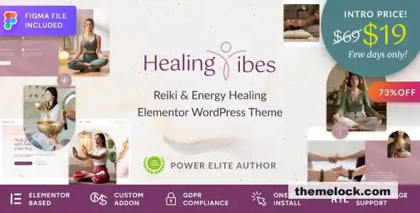 Healing Vibes v1.0.1 灵气疗愈与冥想指导 WordPress 主题功能及性能全面评测