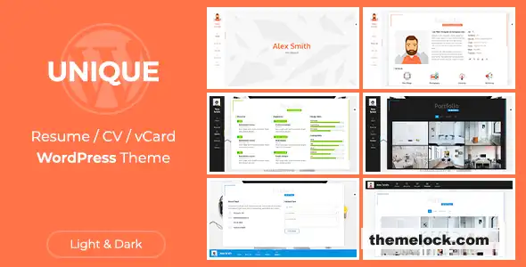 Unique v2.8.0 全面评测：面向现代专业人士的尖端简历、CV 和 vCard 解决方案