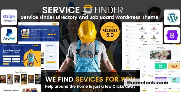 Service Finder v5.1 全面评测与分析：现代网站的终极供应商和商家列表主题