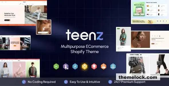 Teenz 多用途 Shopify 主题 OS 2.0 全面评测，助力现代电子商务解决方案