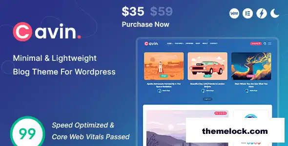 Cavin v15 全面评测：一款极简轻量级 WordPress 博客主题，旨在提供最佳性能和用户体验