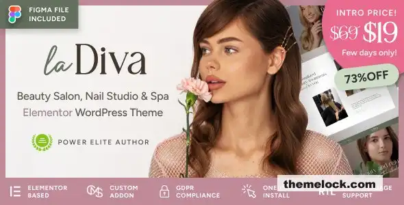 La Diva v1.0.1 美容美发水疗 WordPress 主题功能、性能和用户体验全面评测