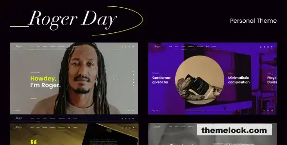 Roger Day v1.1.0 个人简历 WordPress 主题深度评测与分析：功能、性能及专业在线作品集定制选项