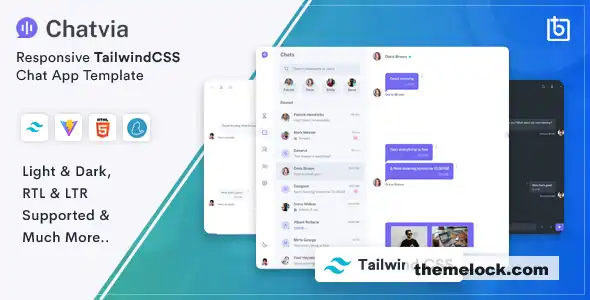 Chatvia v1.1.0 全面评测：基于 Tailwind CSS 的现代 Web 开发聊天应用模板