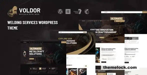 Voldor v1.0.0 全面评测：焊接和金属加工专业人士的终极 WordPress 主题