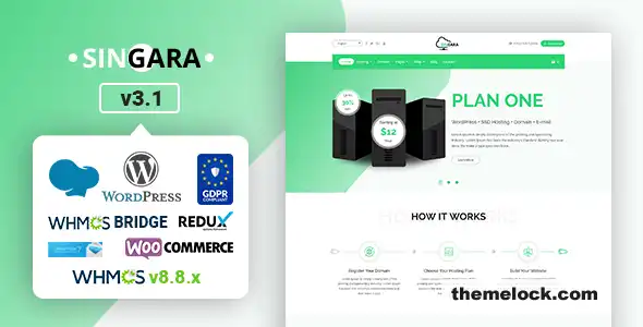 Singara v3.1 多用途主机 WHMCS WordPress 主题全面评测及性能分析