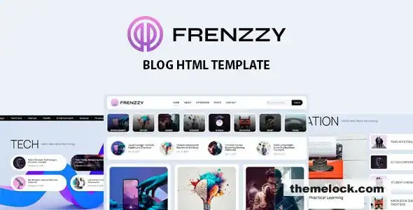 Frenzzy博客HTML模板功能、性能和设计卓越性的全面评估