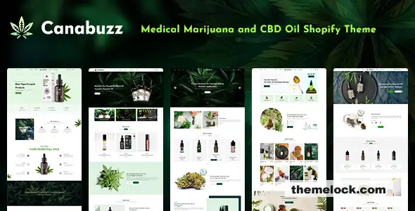 Canabuzz全面评测：一款面向医用大麻和CBD油企业的尖端Shopify主题