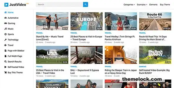 JustVideo Pro v1.1.0 全面评测：一款功能强大且用途广泛的 WordPress 视频内容创作主题