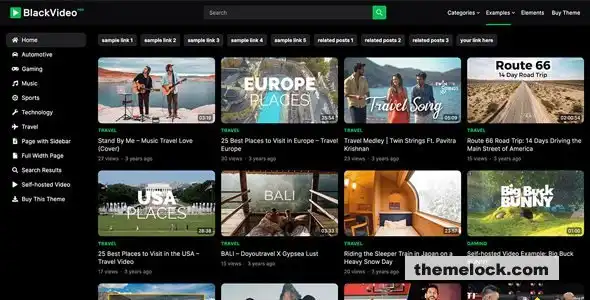 BlackVideo Pro v1.0.4 深度评测：最新 WordPress 视频内容创作主题全面分析