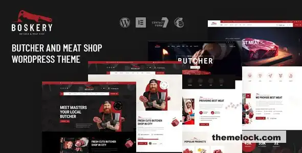 Boskery v1.0.1 全面评测：面向现代企业的终极肉铺 WordPress 主题