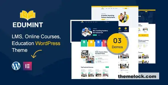 Edumint v1.0.4 全面评测：一款功能强大的 LMS 和在线课程 WordPress 主题，适用于现代教育平台