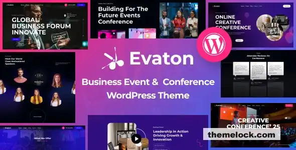 Evaton v1.0 全面评测：打造无缝活动管理体验的终极活动会议和聚会 WordPress 主题